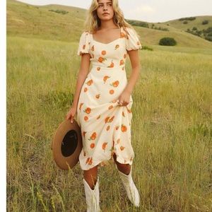 Jo West Orange Fruit Darcie Dress